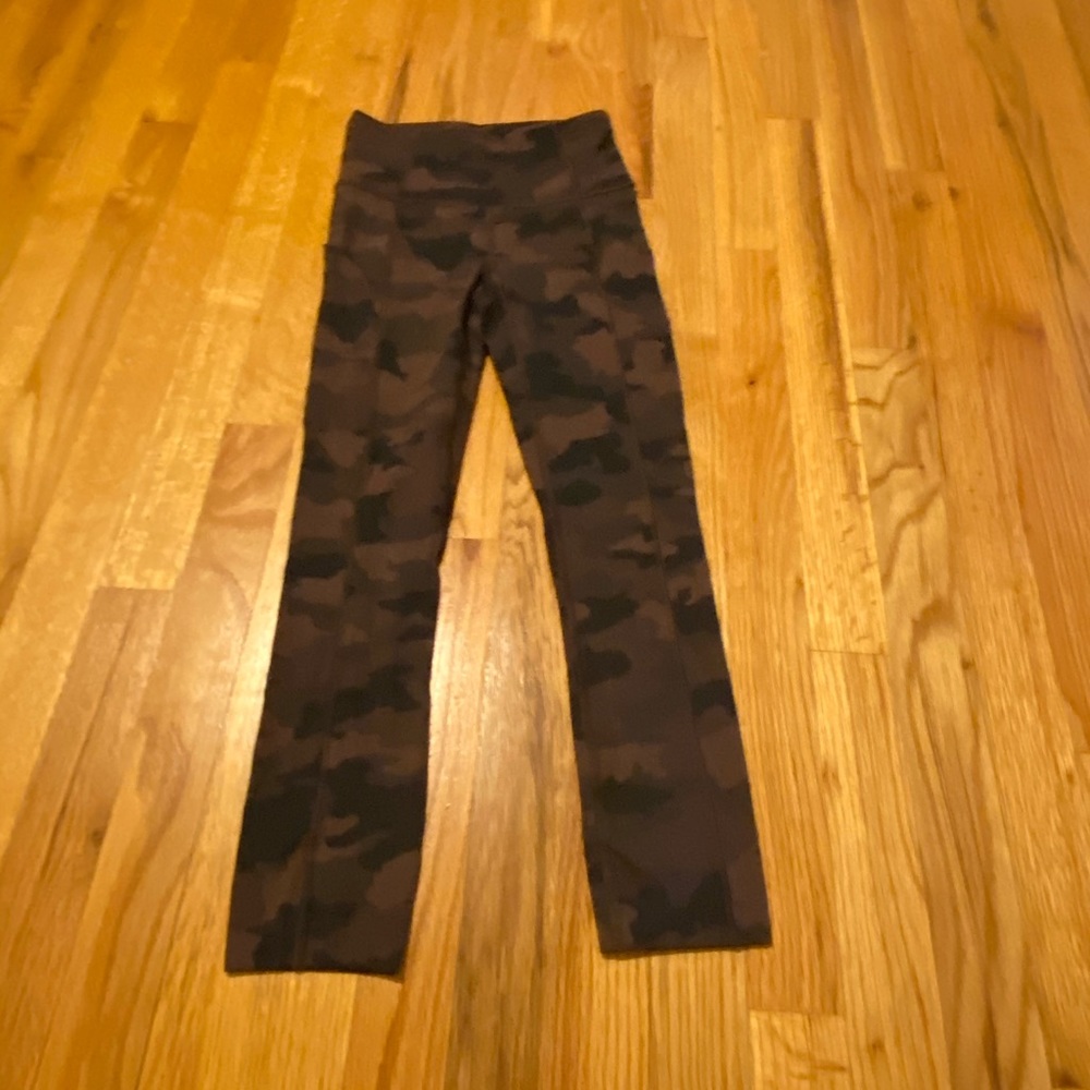 Lulu Lemon Brown Camo Leggings